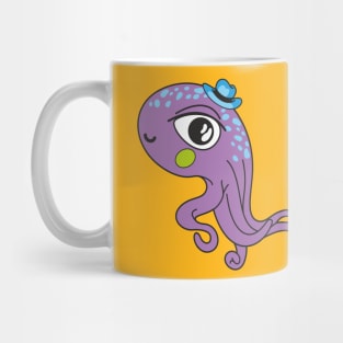 Purple Octopus Mug